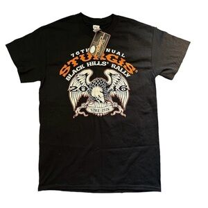 NWT 2016 Sturgis Black Hills 76th Biker Rally Bald Eagle Men’s T-Shirt S…​​